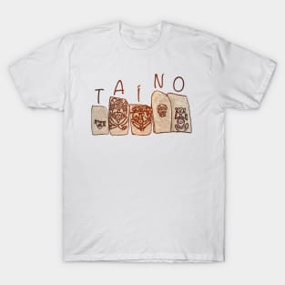 Puerto Rico Taino Rock Symbols T-Shirt